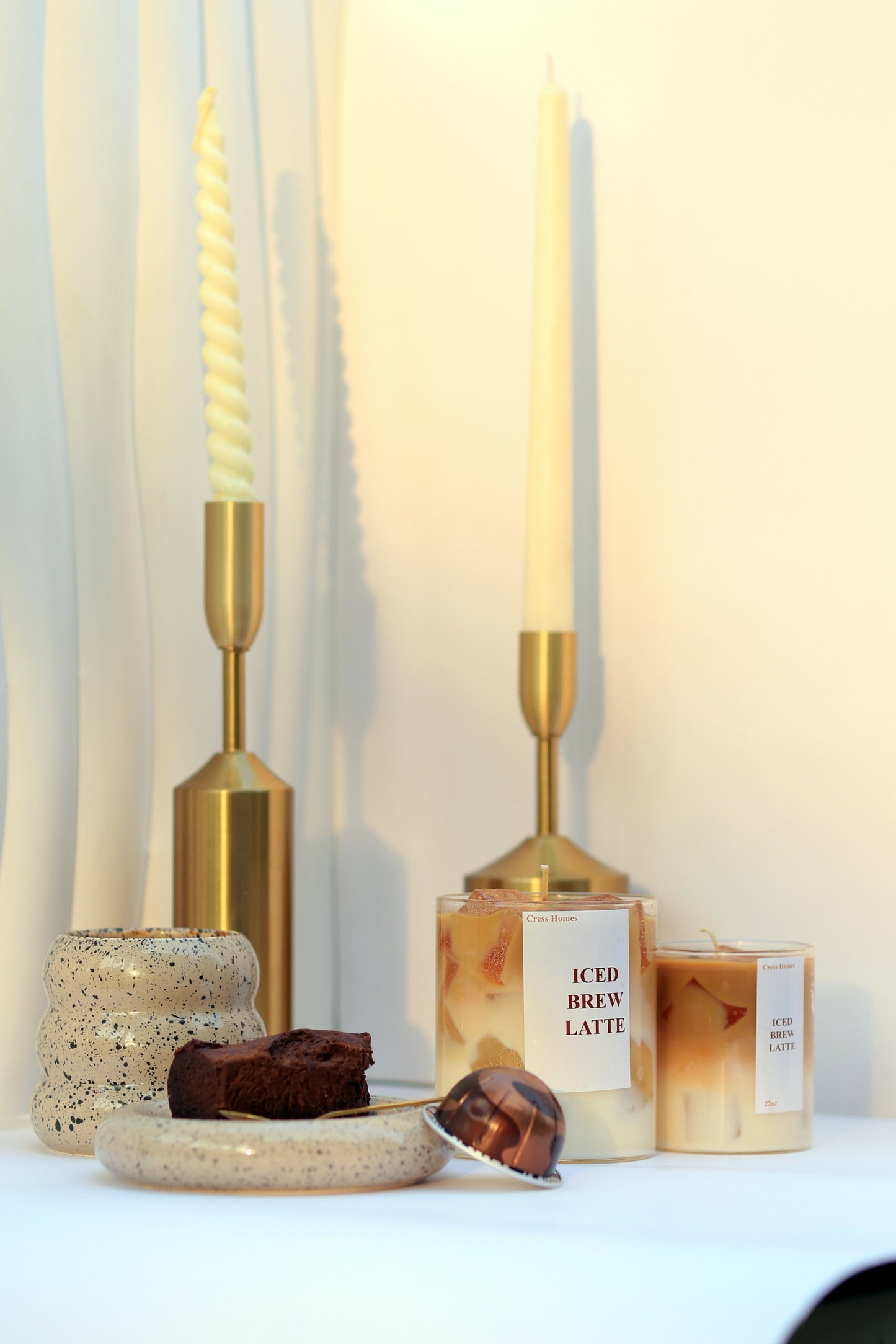 Iced Brew Latte Candle Jar