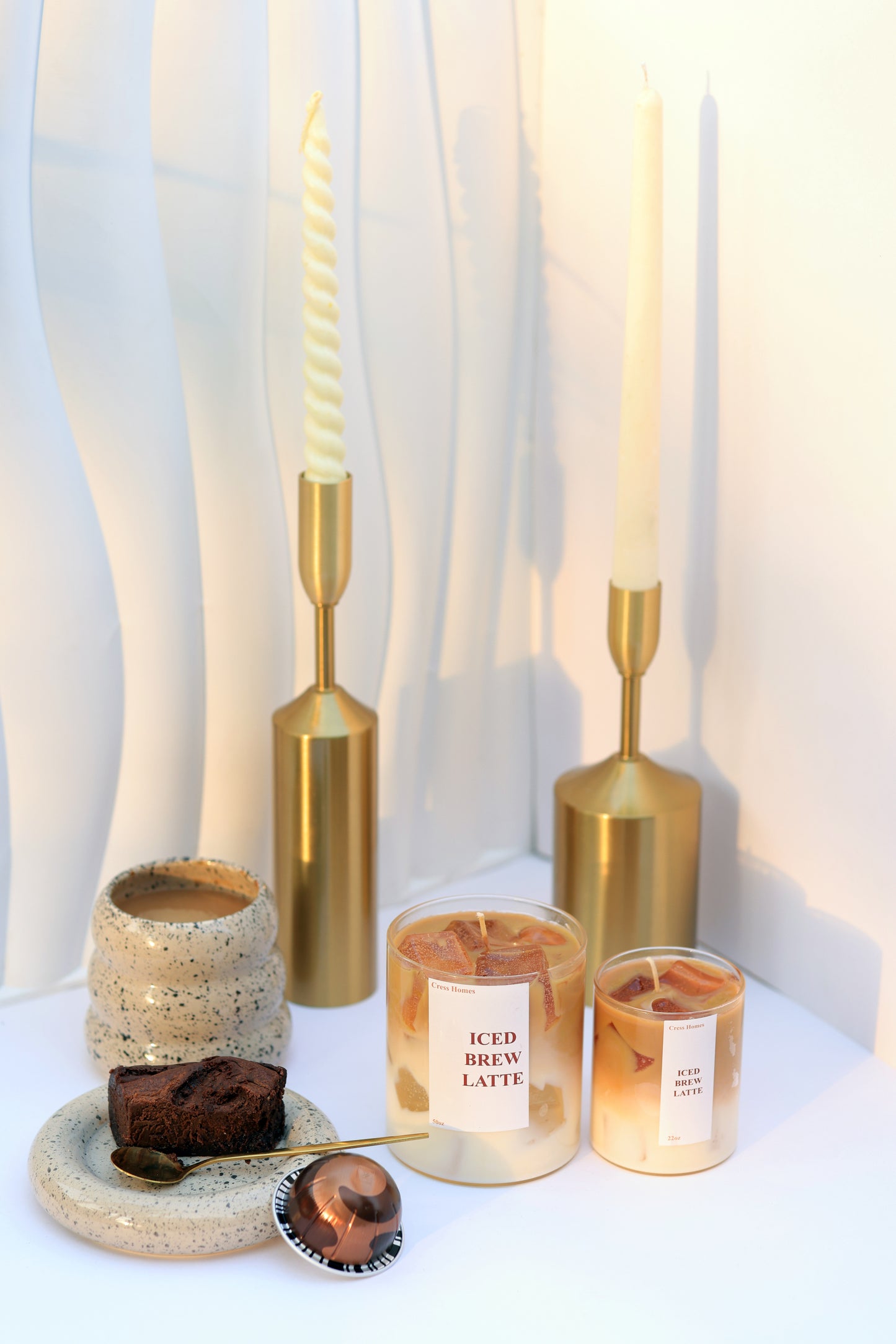 Iced Brew Latte Candle Jar