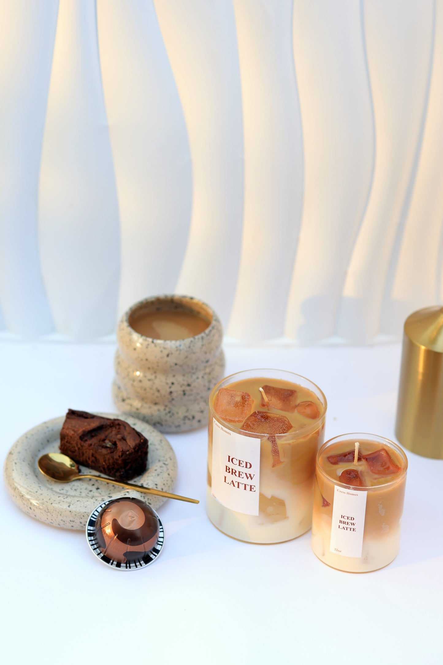 Iced Brew Latte Candle Jar
