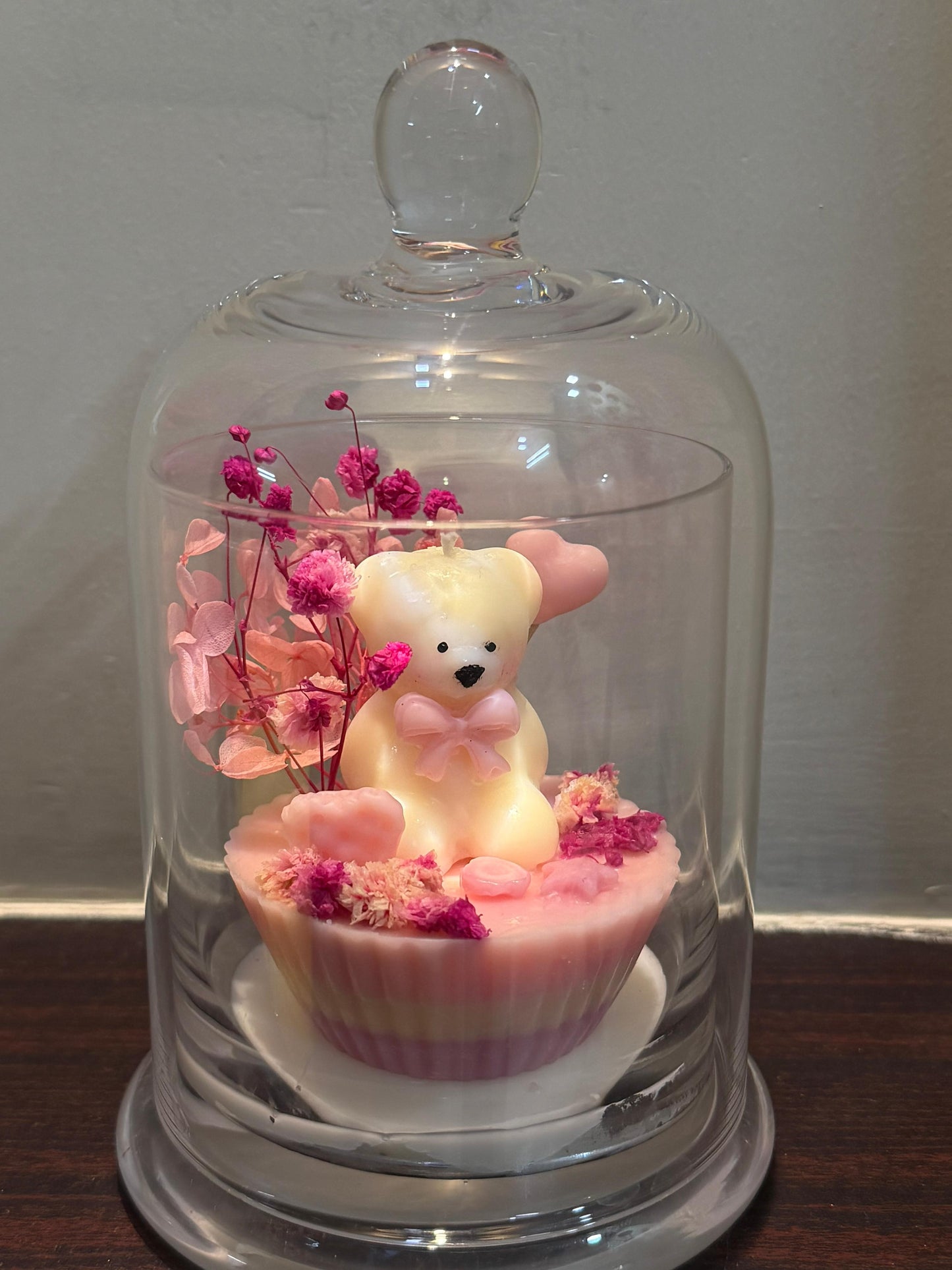 Teddy Bell Candle Jar