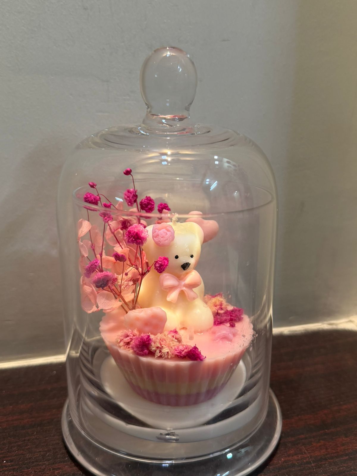 Teddy Bell Candle Jar