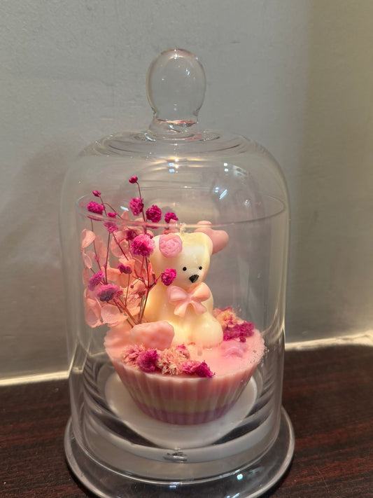 Teddy Bell Candle Jar