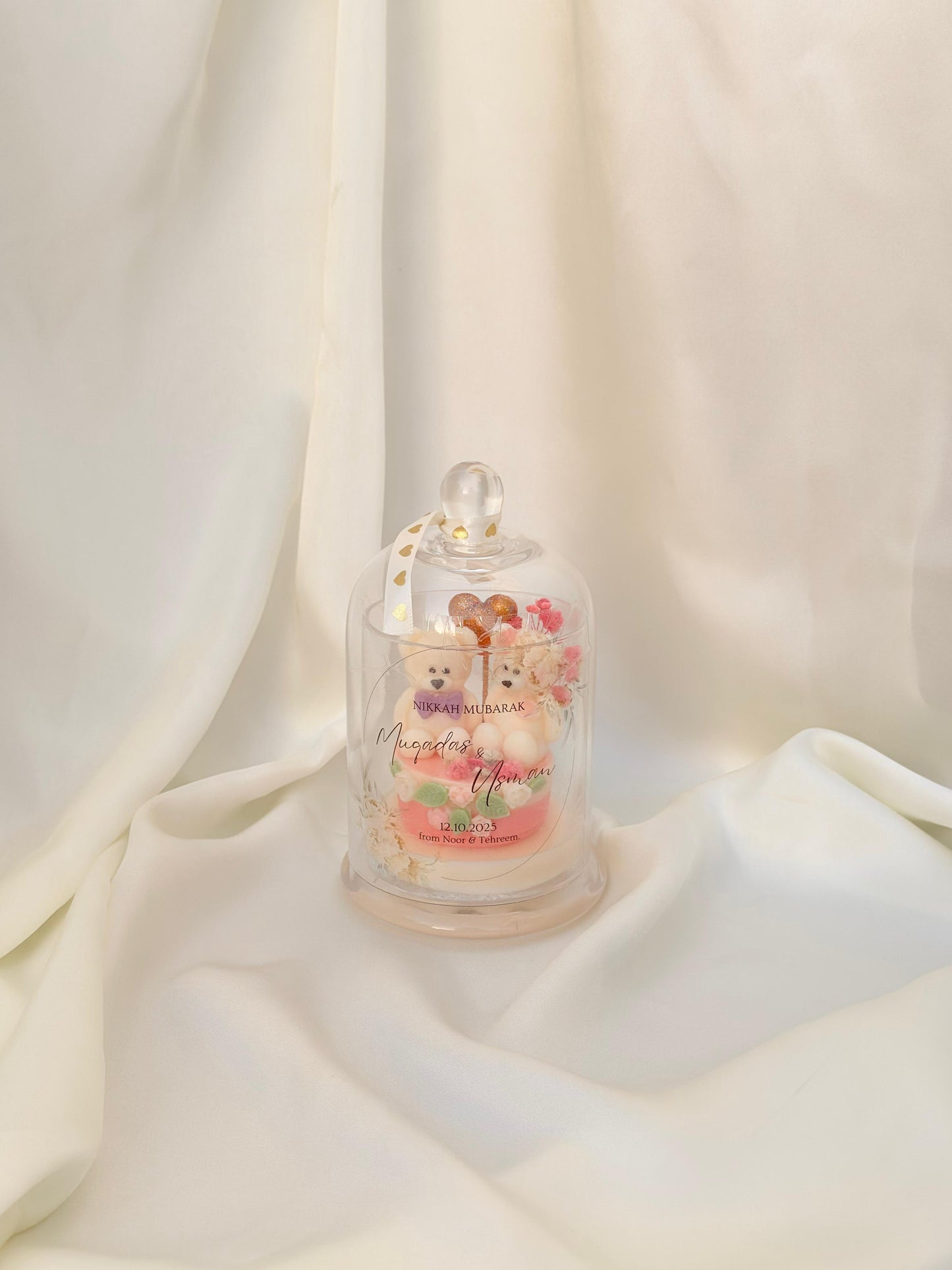 Teddy Bell Candle Jar