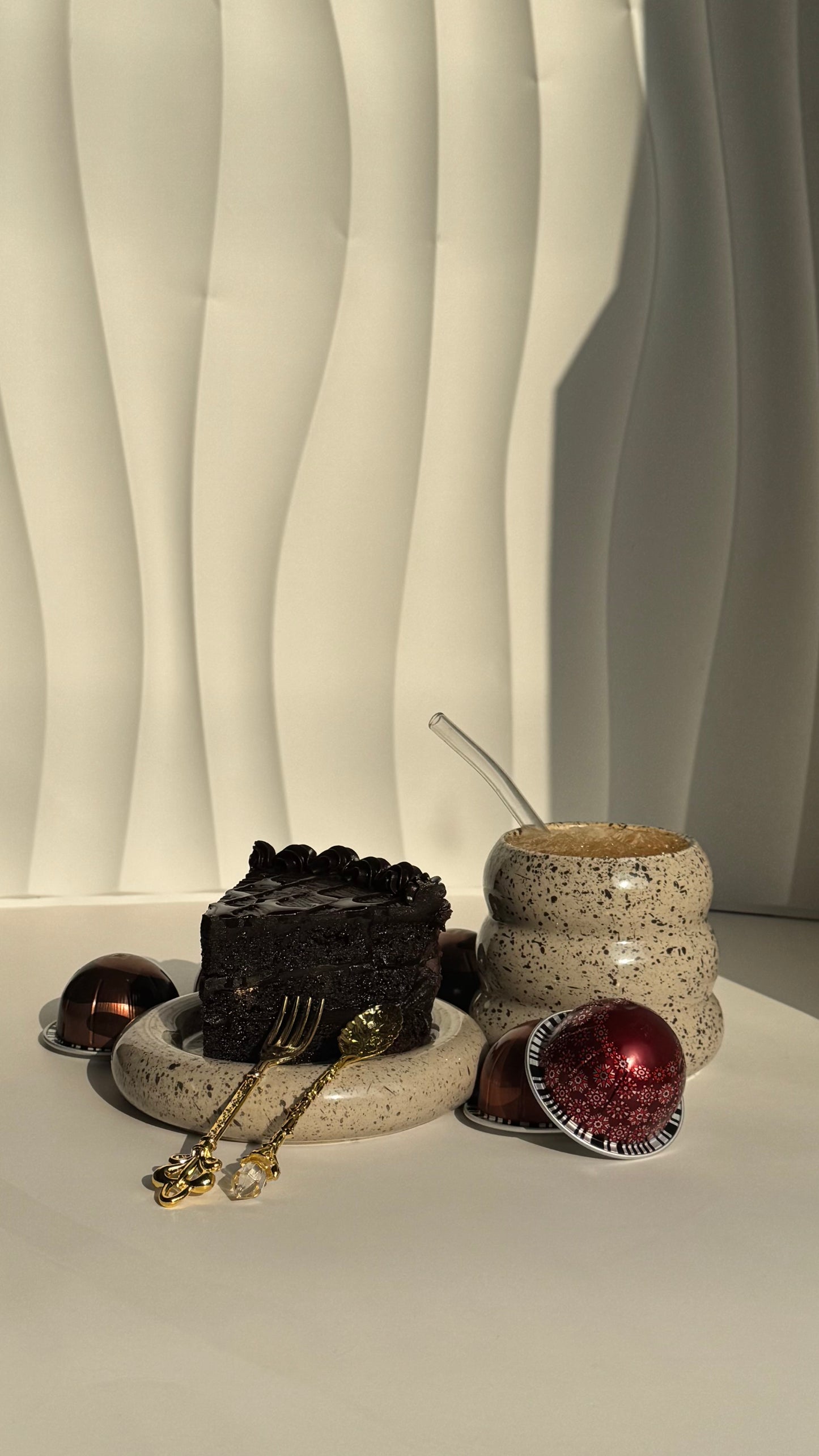 Donut Cup & Dessert Plate