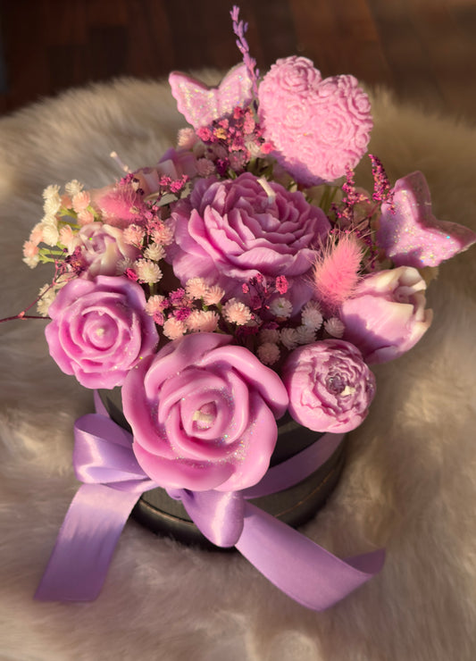 Lavender Whisper Candle Bouquet