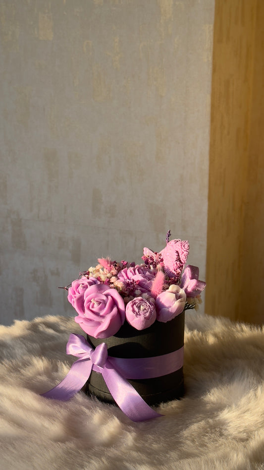 Lavender Whisper Candle Bouquet