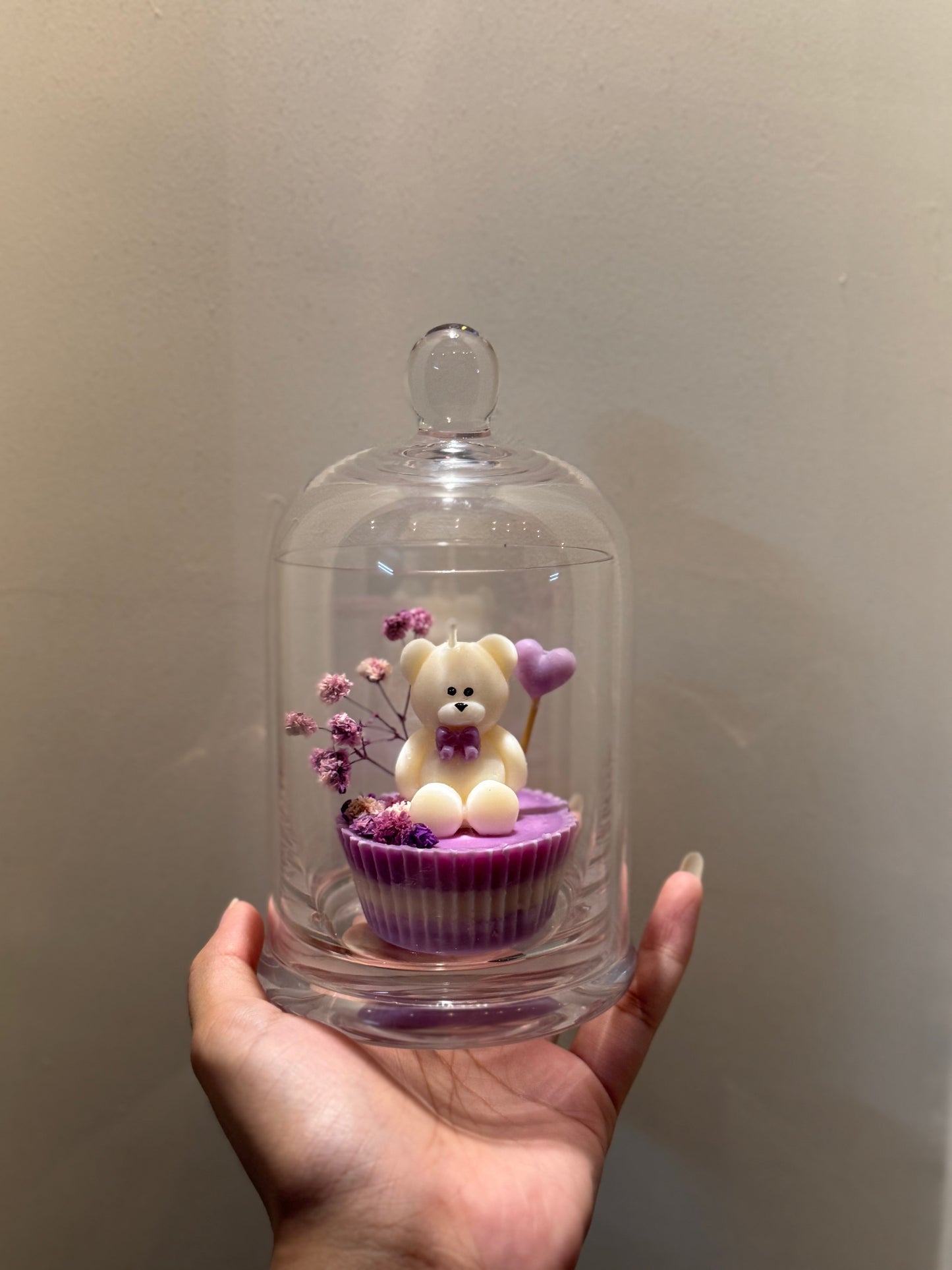 Teddy Bell Candle Jar