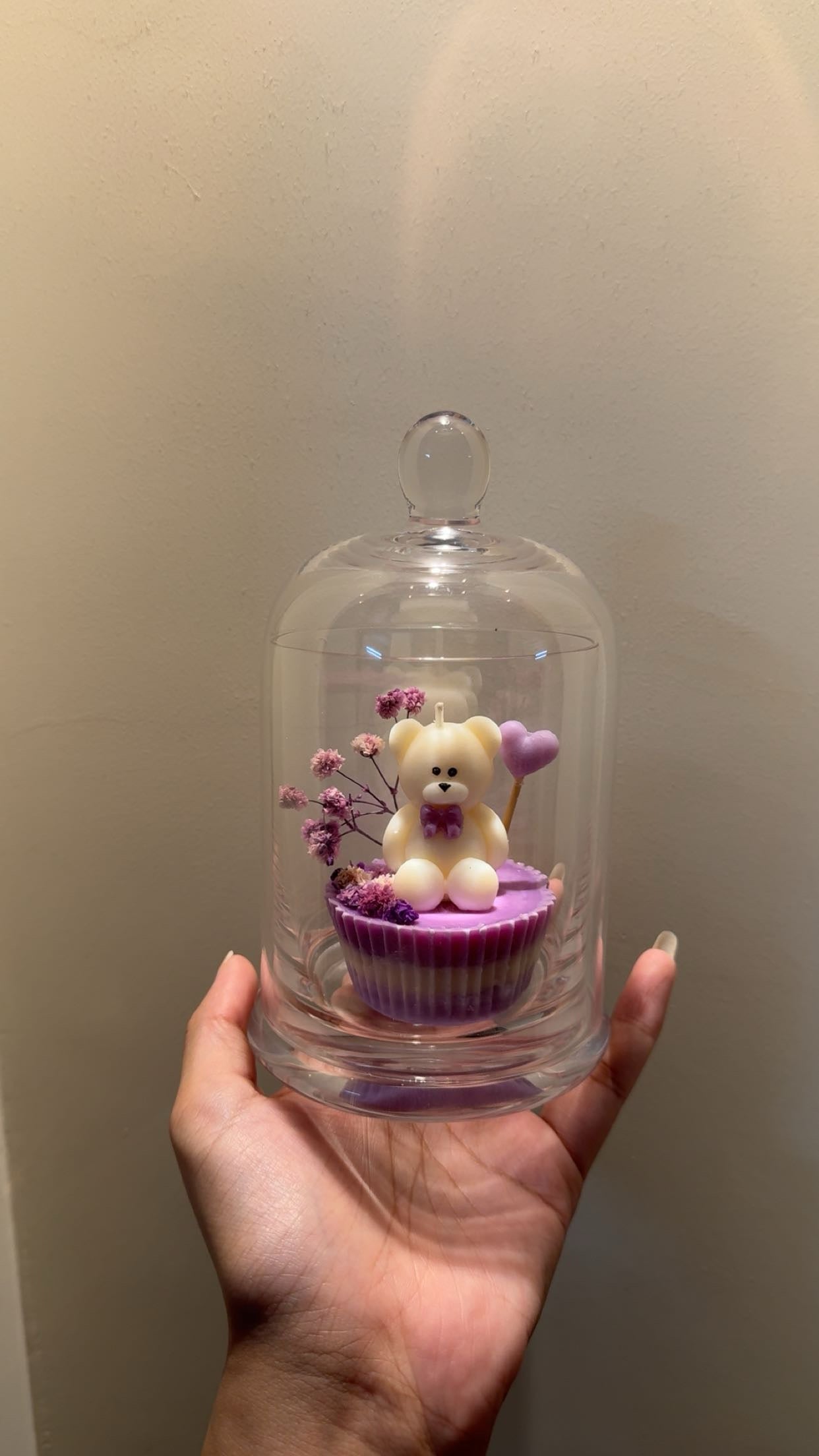 Teddy Bell Candle Jar