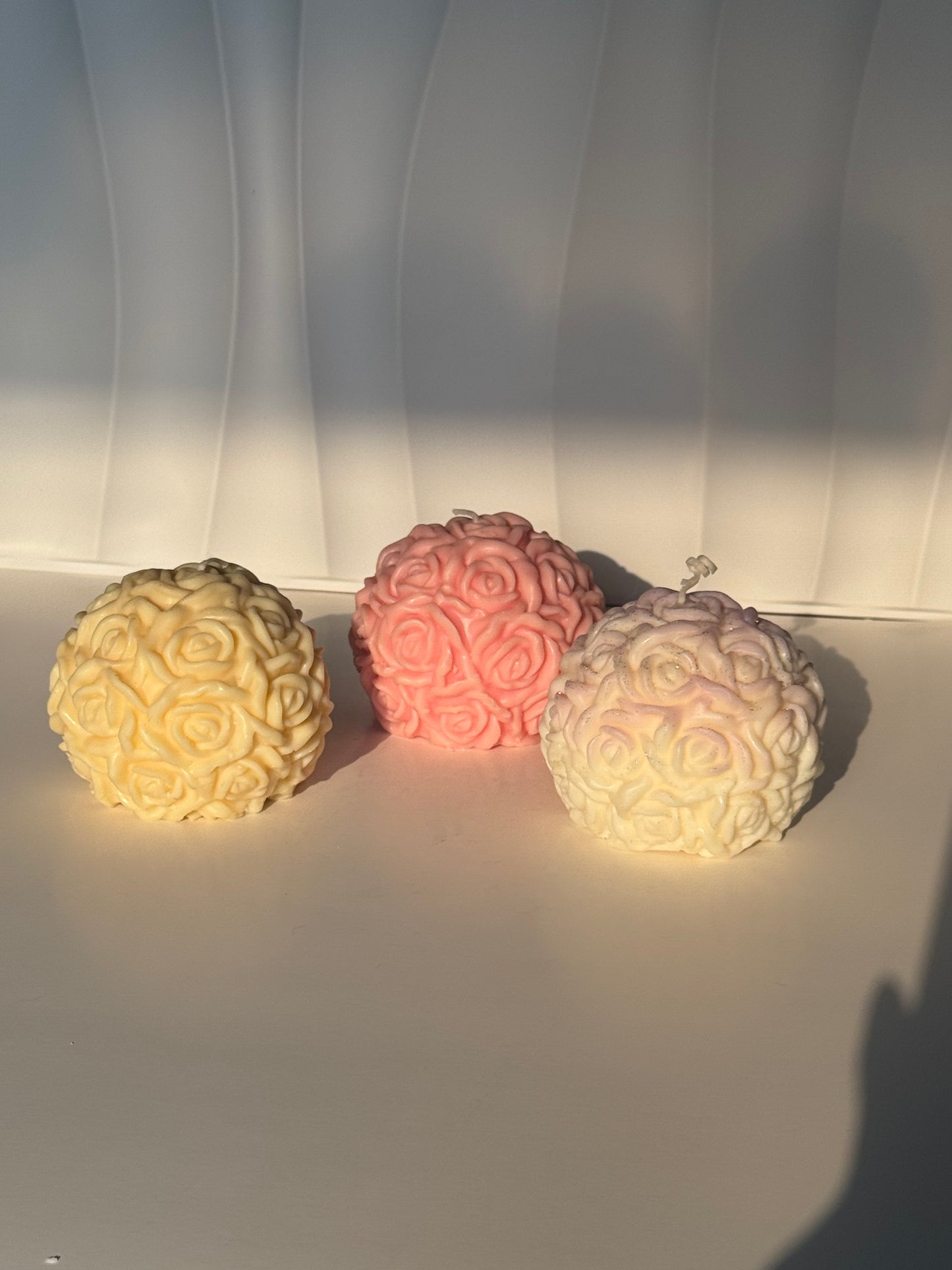 Rose Ball Candle