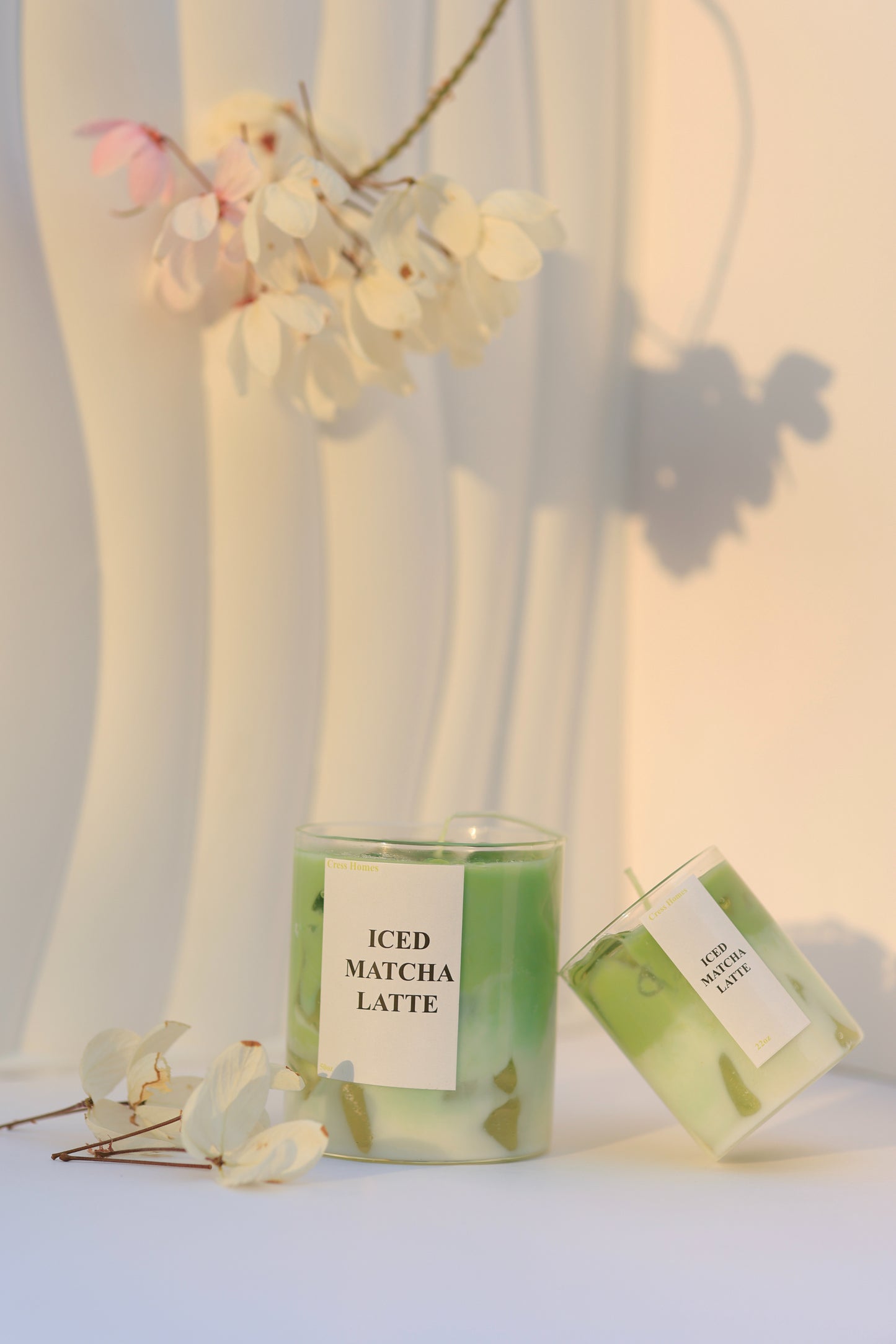 Iced Matcha Latte Candle Jar